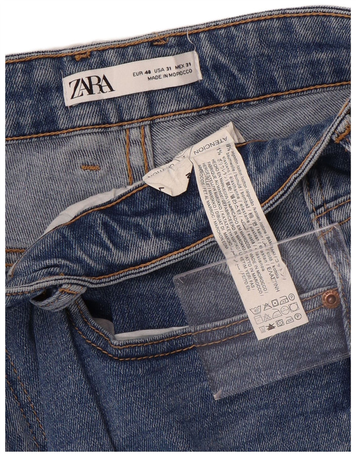 Zara Herre Denim Shorts EU 40 Medium W31 Blå Bomuld
