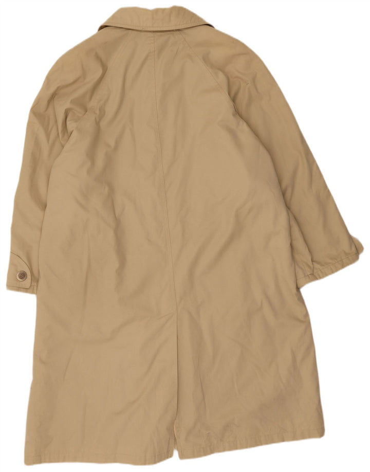 ELENA MIRO Oversize overfrakke til kvinder UK 16 Stor beige bomuld