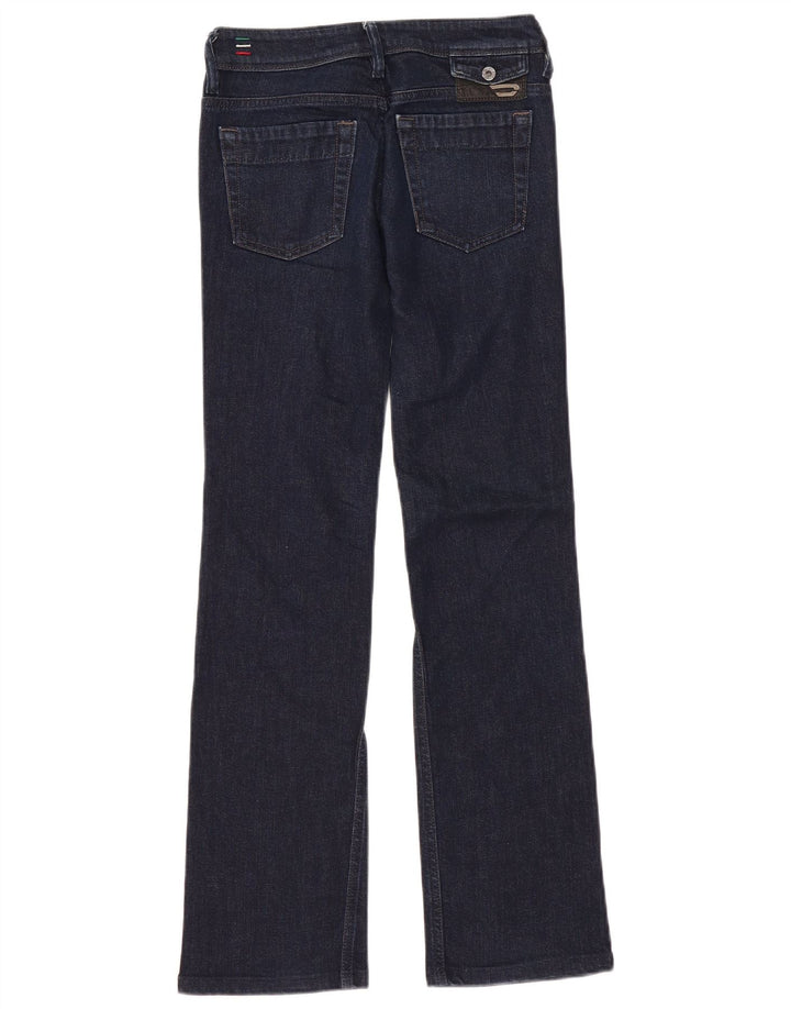 Diesel Dame BEBEL Bootcut Jeans W25 L30 Marineblå Bomuld