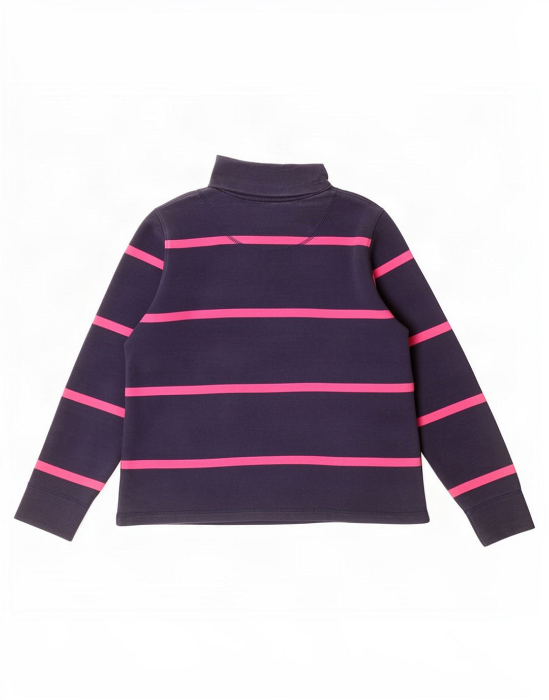 Besætningstøj Dame Sweatshirt Jumper UK 12 Mellem marineblå stribet