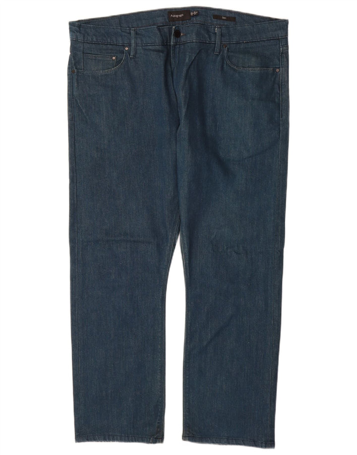 Autograf Herre Slim Jeans W40 L29 Marineblå Bomuld