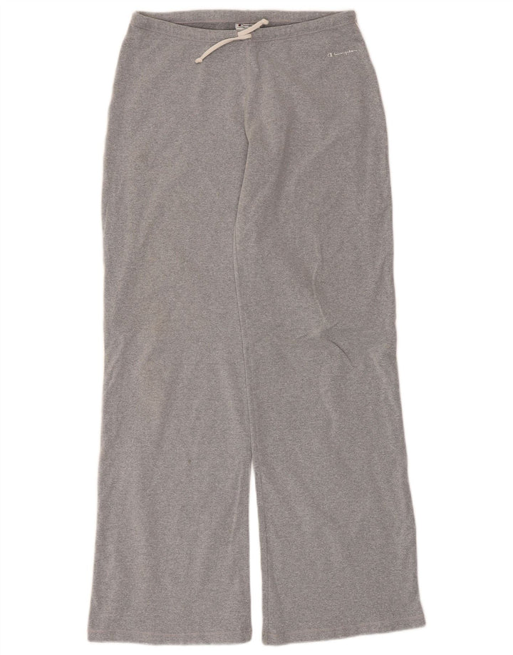 Champion Womens træningsdragt Bukser UK 16 Large Grå Flecked Polyamid