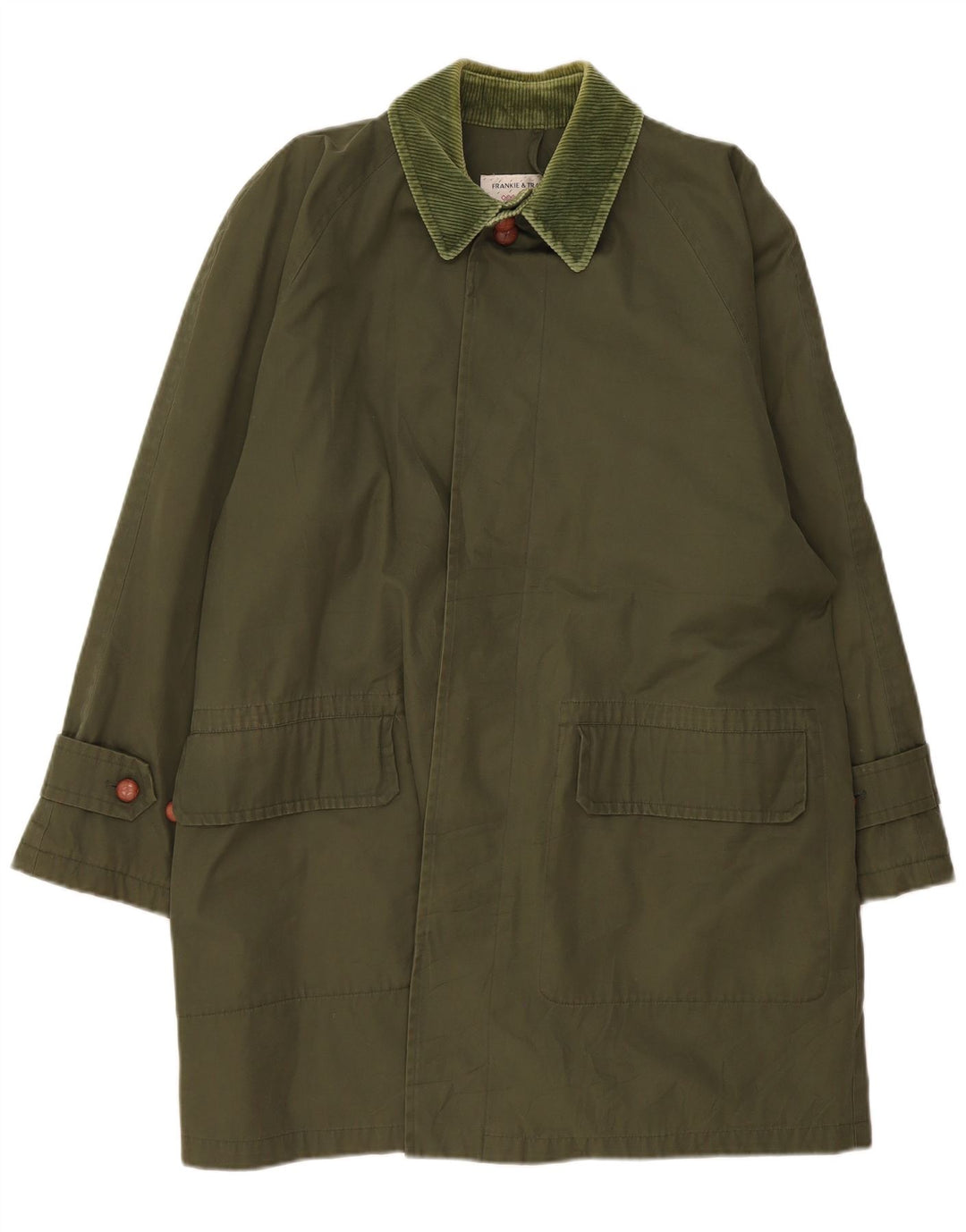 Frankie & Trace Herre Overfrakke IT 46 Lille Khaki Polyester