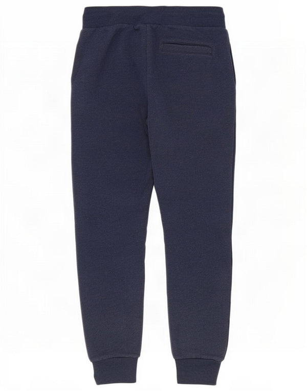 Adidas Dame træningsdragt Bukser Joggers UK 10 Small Navy Blue Cotton