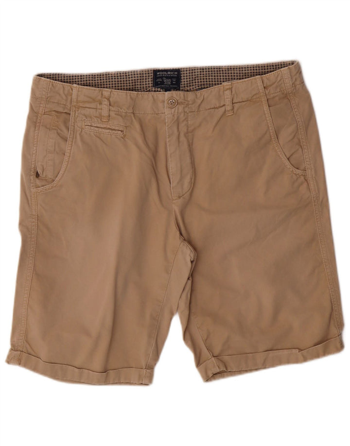 Woolrich Herre Casual Shorts W36 Stor Beige Bomuld