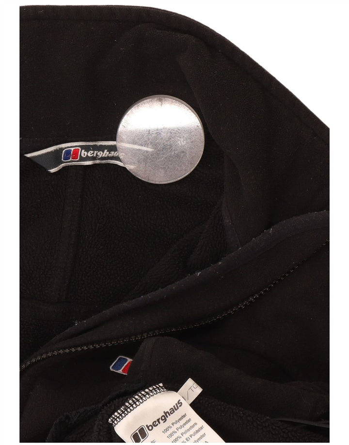 Berghaus Dame Oversized Fleecejakke UK 10 Lille Sort Polyester