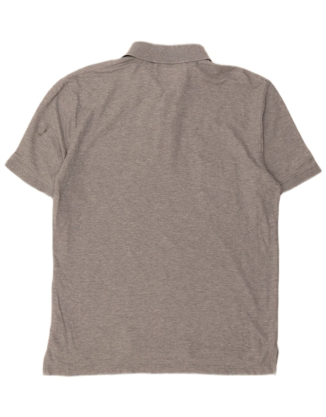 TOMMY HILFIGER Mens Regular Fit Polo Shirt 2XL Grey Cotton