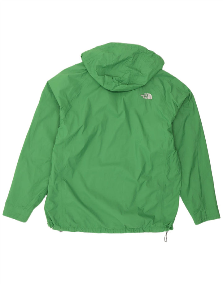 THE NORTH FACE Regnjakke med hætte til mænd UK 42 XL Grøn nylon