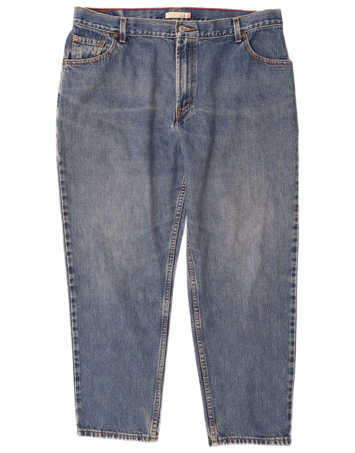LEVI'S Womens 550 Højtaljede tilspidsede jeans US 18 2XL W36 L29 Blå