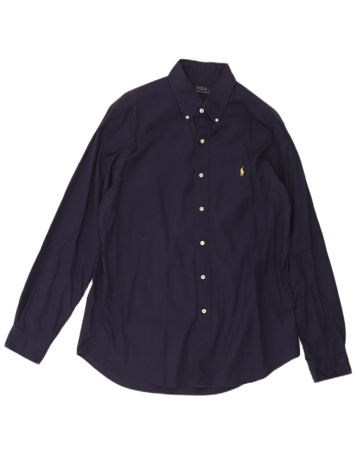 Polo Ralph Lauren herreskjorte stor marineblå bomuld
