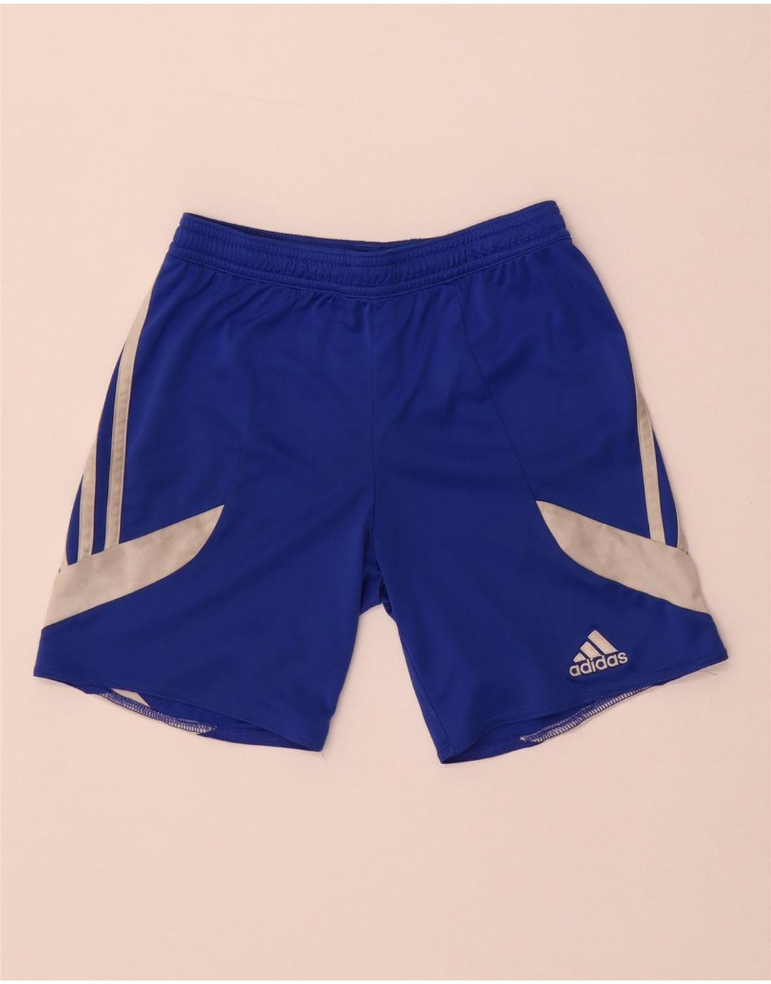 Adidas Boys Climalite Sportshorts 9-10 år Medium Blue Colourblock