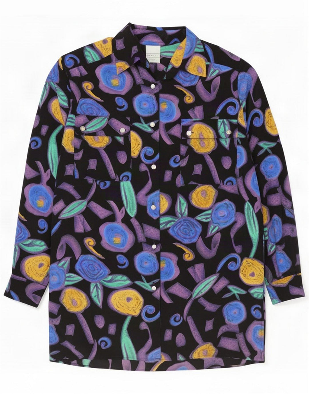 Canda Womens By C&A Longline skjorte EU 38 Medium Multicolored Floral