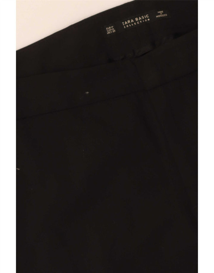 Zara Dame Slim Suit Bukser Medium W28 L26 Sort Polyester