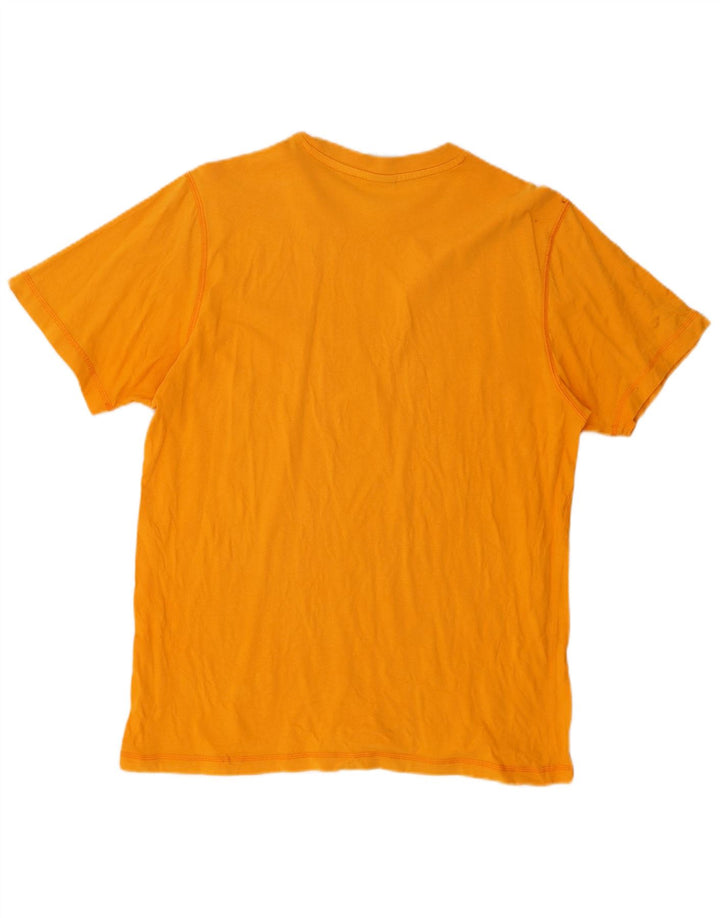NIKE Herre T-Shirt Top UK 39/41 Medium Orange