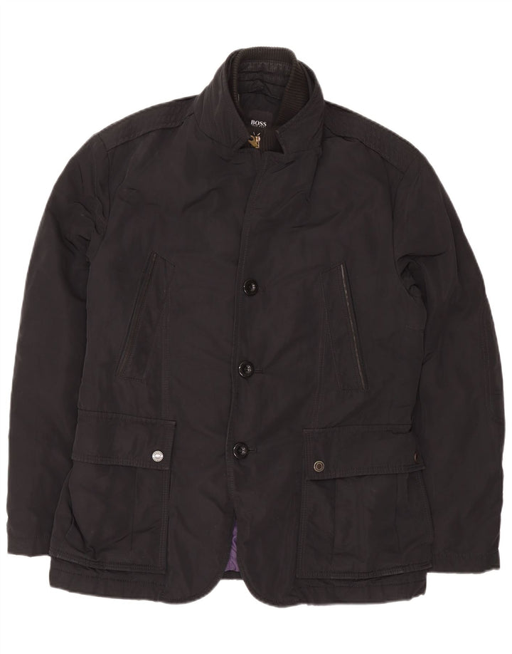 Hugo Boss Herre Utility Jacket EU 50 Large Black Polyester