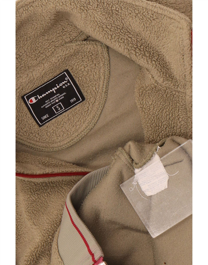 Champion Dame Oversized Fleecejakke UK 10 Small Khaki Polyester