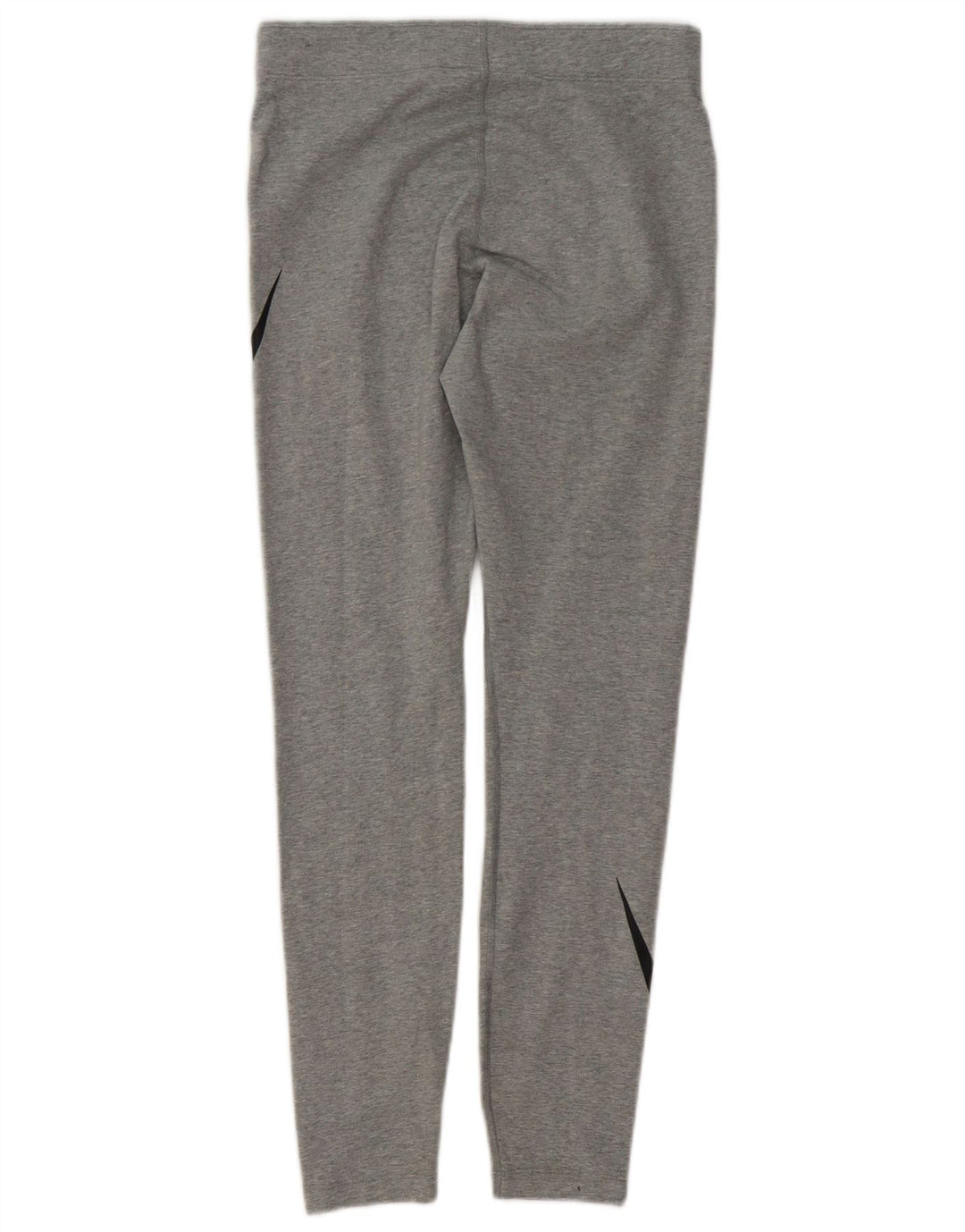 Nike Dame Leggings UK 14 Medium Grey Cotton Sports