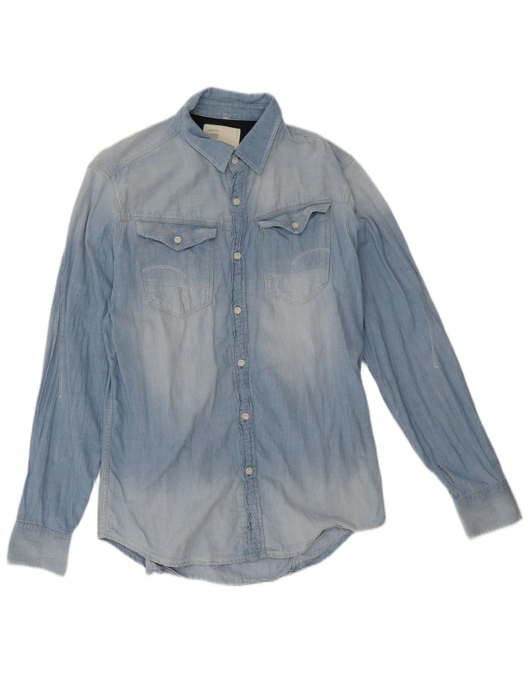 G-Star Herre Denim Shirt Medium Blue Bomuld