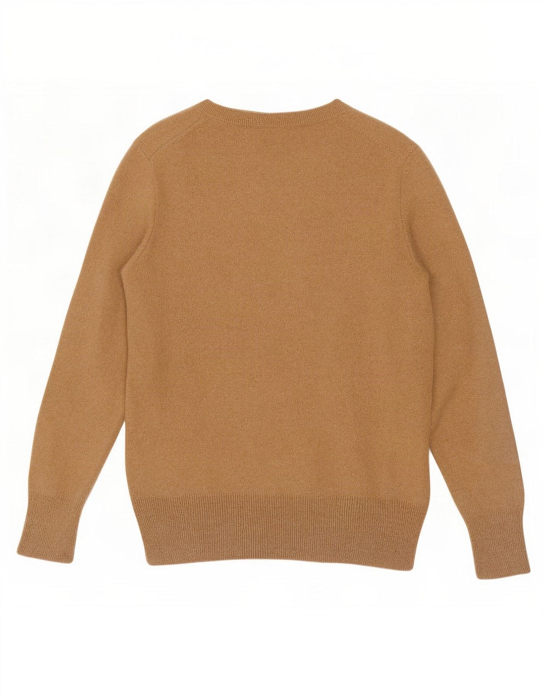 Marks & Spencer Dame sweater med rund hals DK 14 Stor Brun Geometrisk