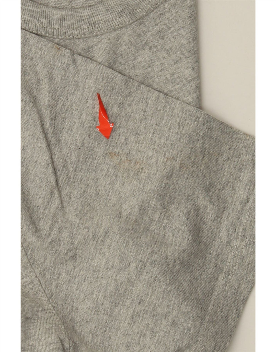 CHAMPION Heritage T-Shirt Top Stor Grå Flecked Bomuld