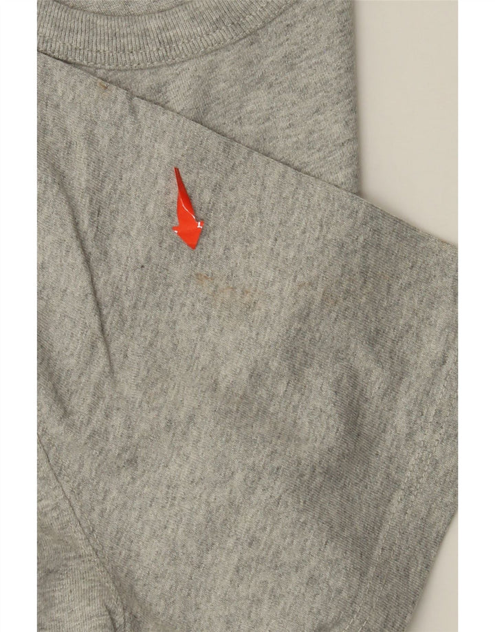 CHAMPION Heritage T-Shirt Top Stor Grå Flecked Bomuld