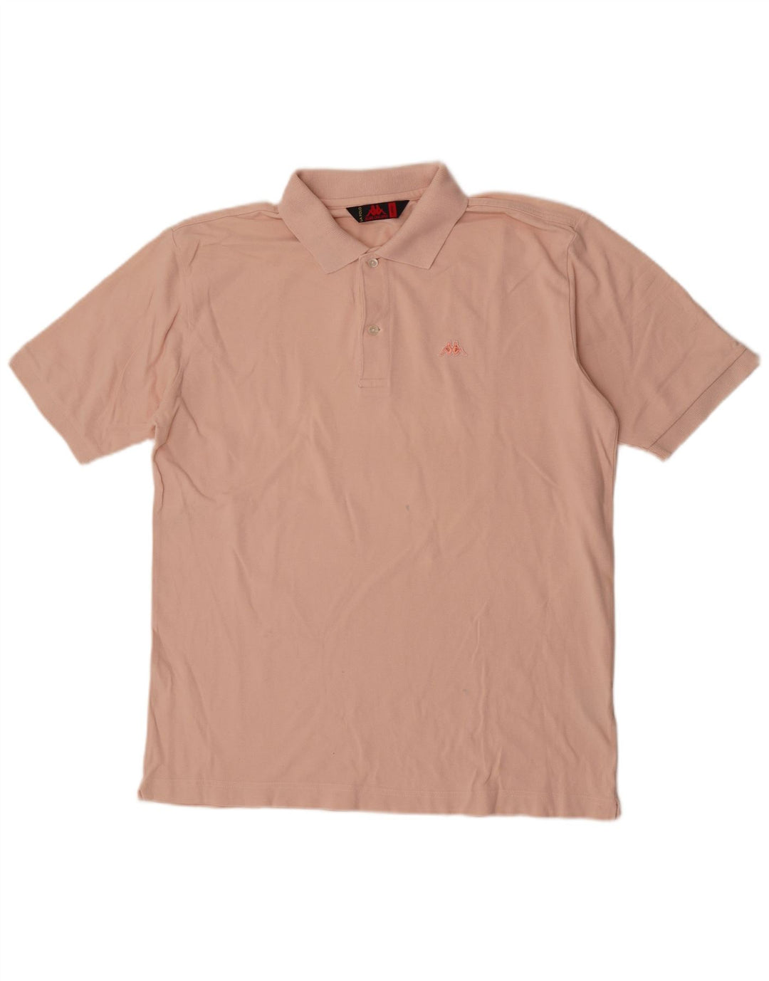 Kappa herre poloskjorte stor pink bomuld