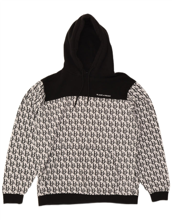 BLACK SQUAD Herre grafisk Regular Fit Fuld træningsdragt XL Hvid Colourblock