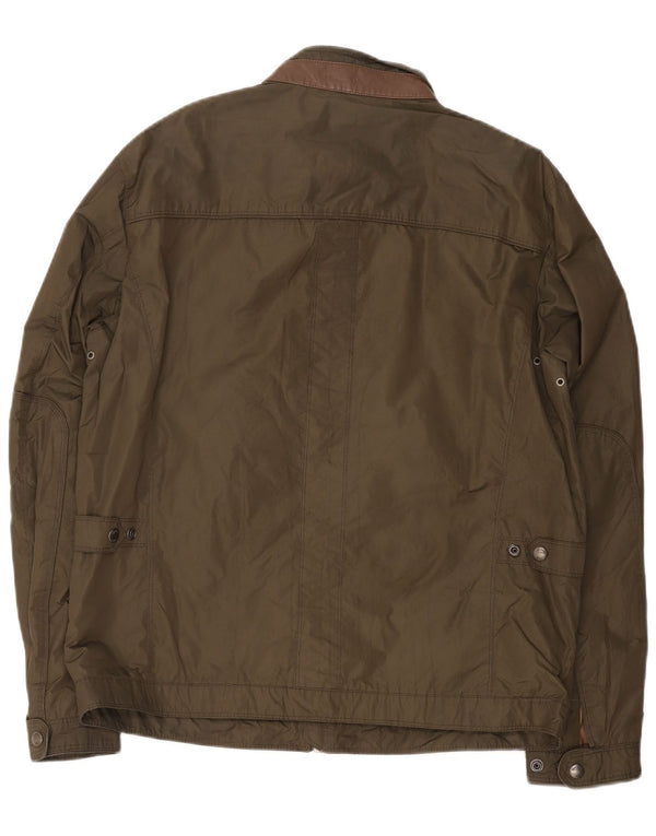 Massimo Dutti Herre Utility Jacket UK 36 Small Khaki