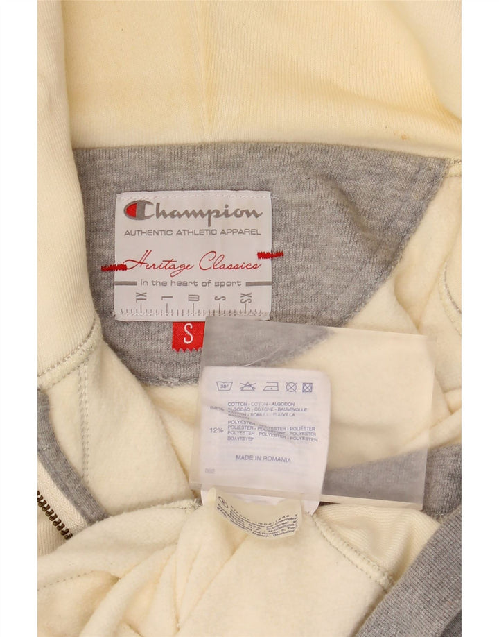 Champion Womens Heritage Classics Hættetrøje med lynlås UK 10 Small Yellow