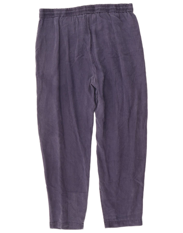 Marks & Spencer Dame Loose Fit Casual Bukser UK 18 XL W36 L28 Marineblå