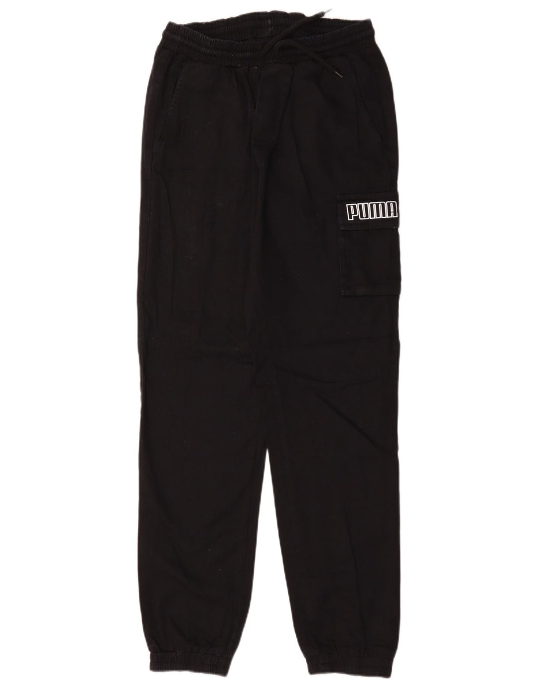 Puma Herre Cargo Graphic Træningsdragt Bukser Joggers Medium Sort Bomuld