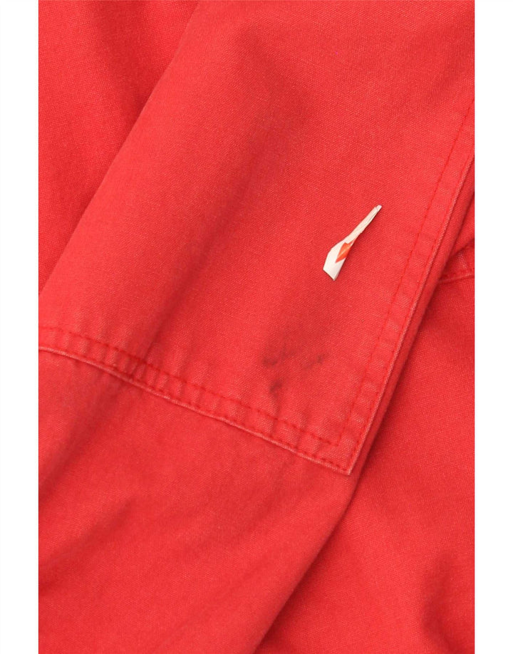 Murphy & Nye Herre Windbreaker Jacket UK 42 XL Rød Bomuld