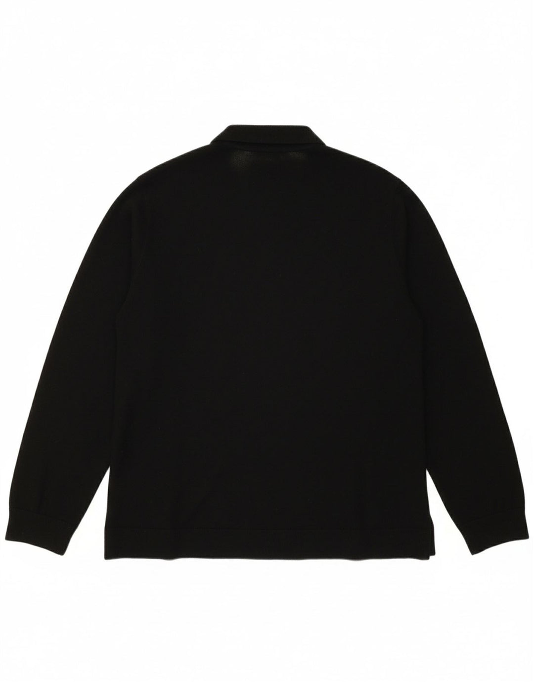 DKNY Womens Graphic Roll Neck Jumper Sweater UK 14 Medium Black Viscose