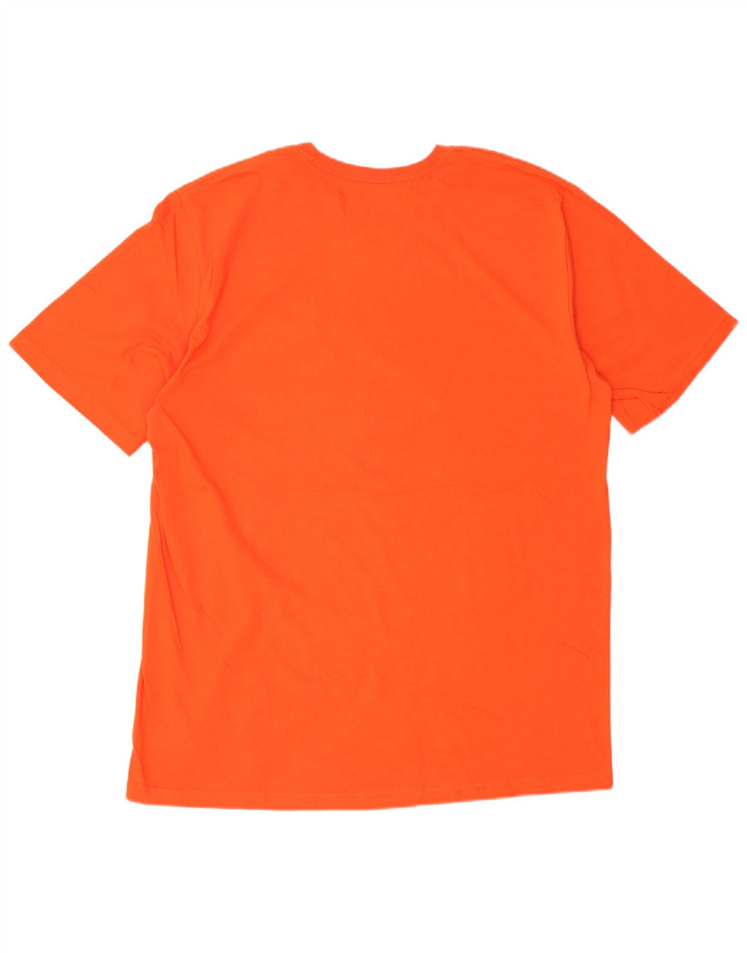 NIKE Herre Regular Fit grafisk T-shirt Top XL Orange Bomuld