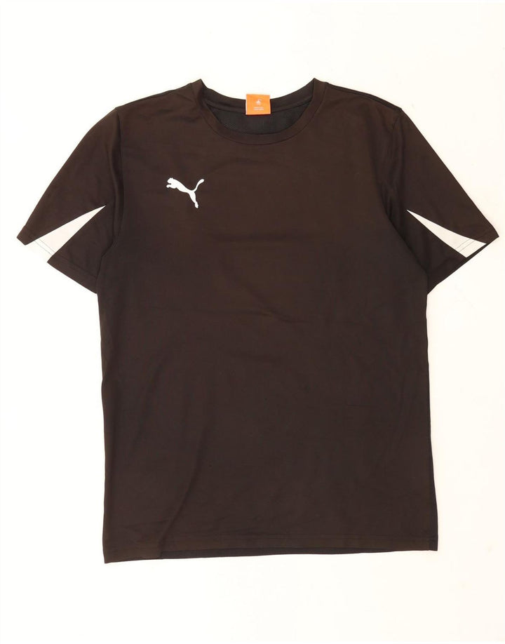 Puma Herre T-Shirt Top Medium Sort Colourblock