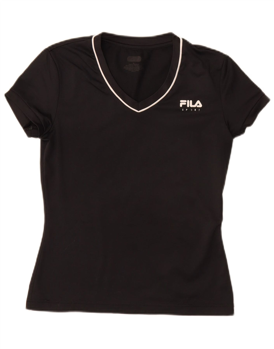 FILA T-shirt top til kvinder DK 6 XS Sort