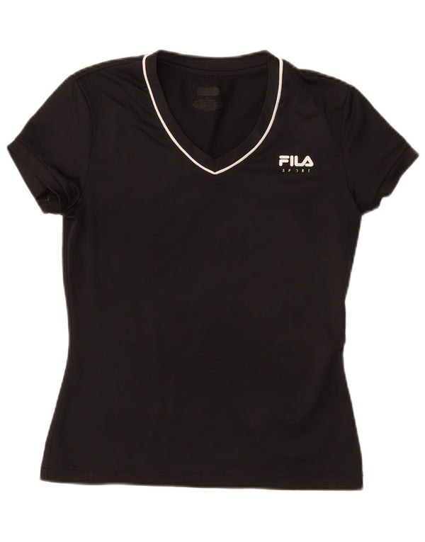 FILA T-shirt top til kvinder DK 6 XS Sort