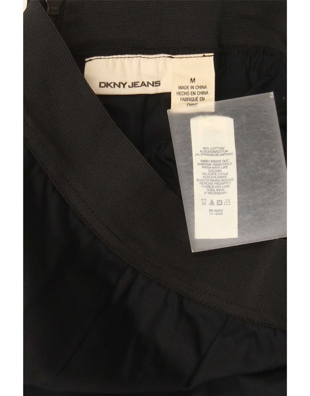 Dkny Dame Mini Nederdel Medium W28 Sort Bomuld