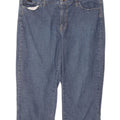 Lee Dame Capri Jeans W34 L18 Blå Bomuld