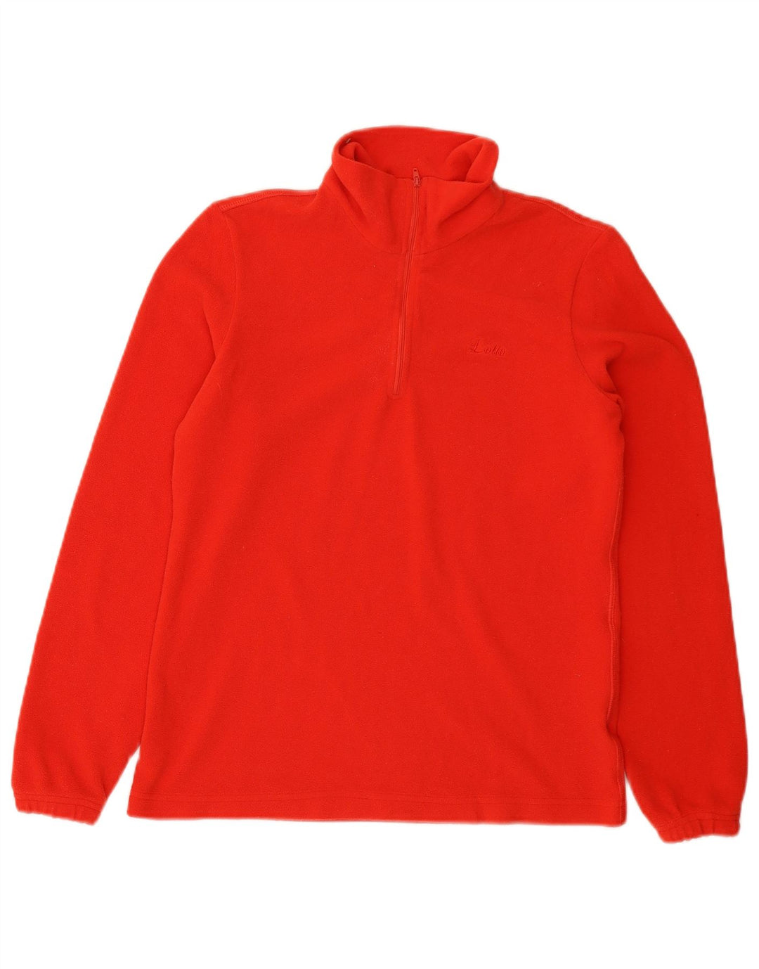 Lotto Dame Fleece Jumper med lynlås DK 12 Medium Rød Polyester