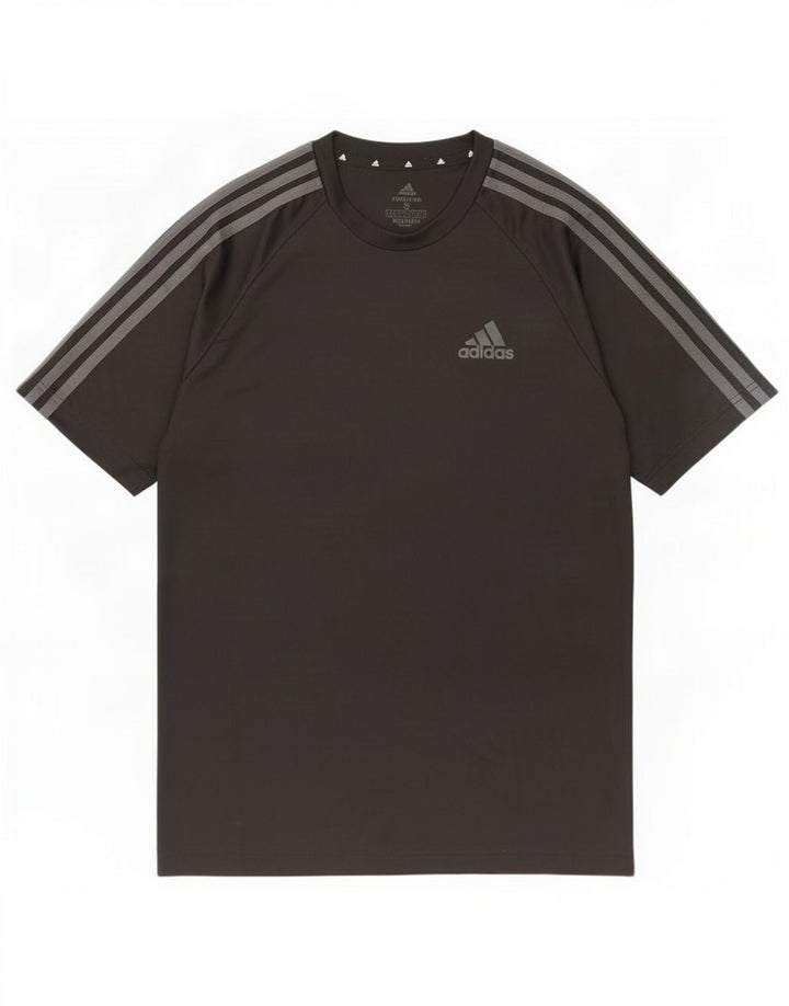 Adidas Herre Aeroready T-Shirt Top Lille Sort Polyester