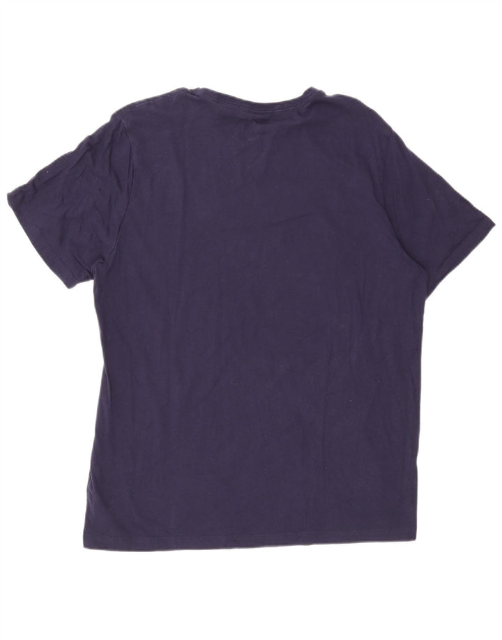 Puma herre T-shirt top XL marineblå bomuld