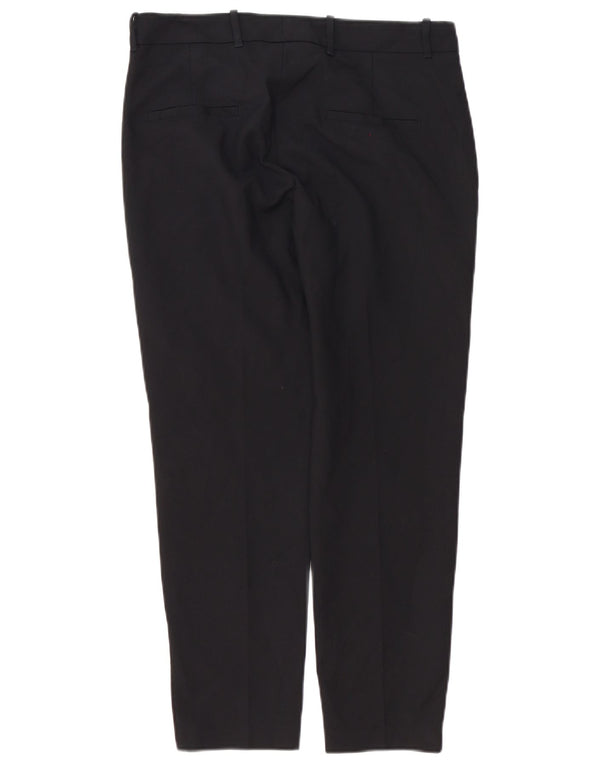 Zara Dame Slim Chino Bukser Medium W28 L27 Sort Bomuld