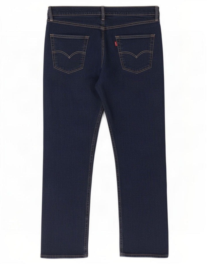 Levi's Straight Jeans til mænd W36 L30 Marineblå bomuld