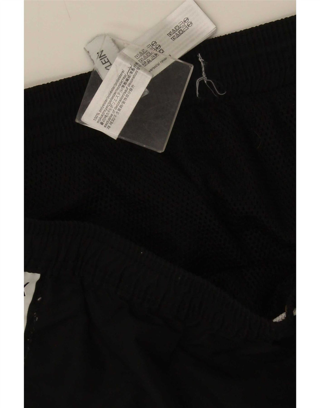 Calvin Klein Herre grafiske badeshorts Stor sort Colourblock Polyester