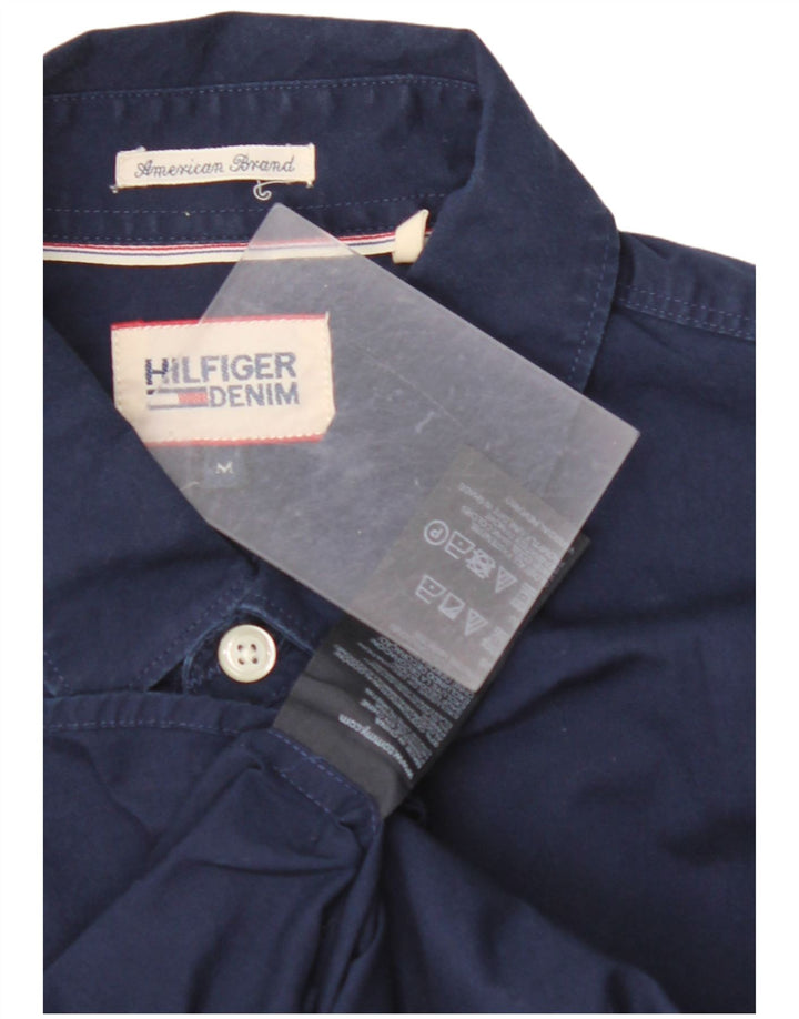 TOMMY HILFIGER Herreskjorte Medium Navyblå Bomuld