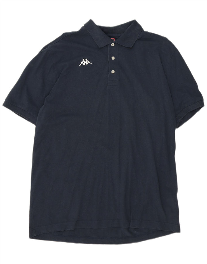 Kappa herre poloskjorte 2XL marineblå bomuld