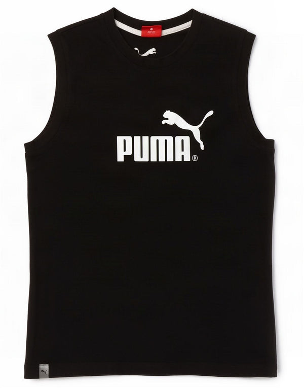 Puma Herre Grafisk Vest Top Small Black Cotton