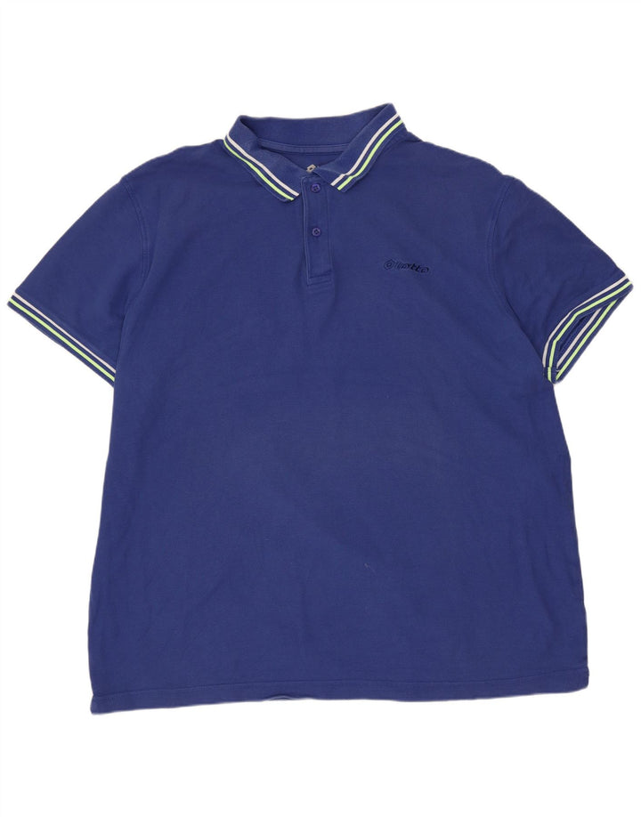 Lotto Herre Polo Shirt 2XL Blå