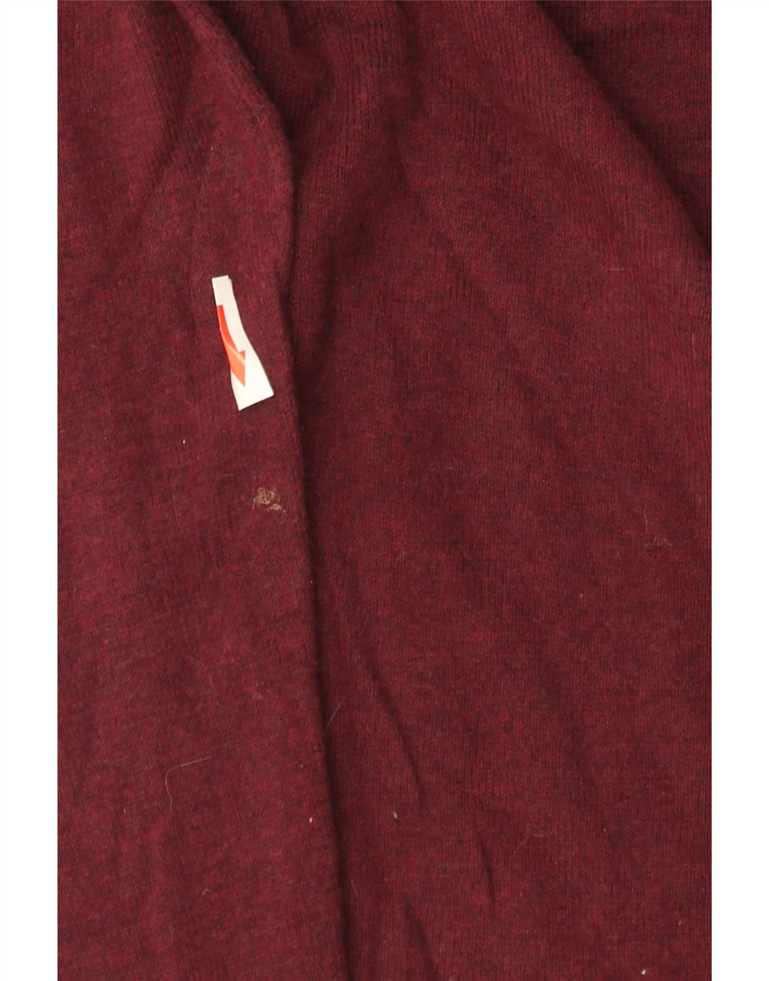 Superdry Sweater med rund hals til mænd Medium Bourgogne bomuld